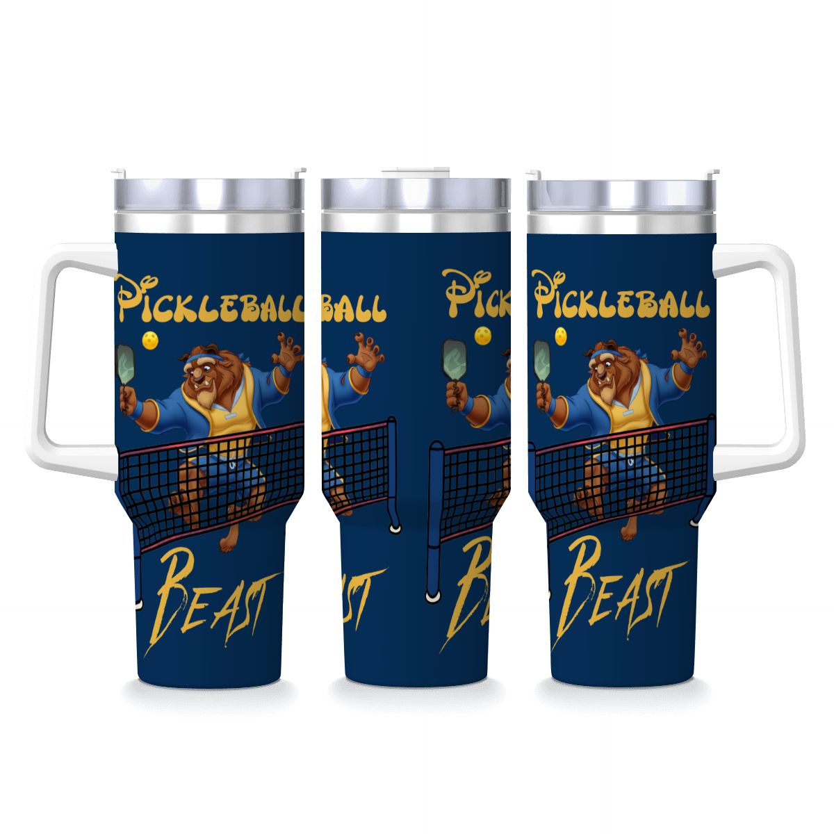 Travel Coffee Mug with Handle and Straw (40oz) 2