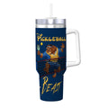 Travel Coffee Mug with Handle and Straw (40oz) 2